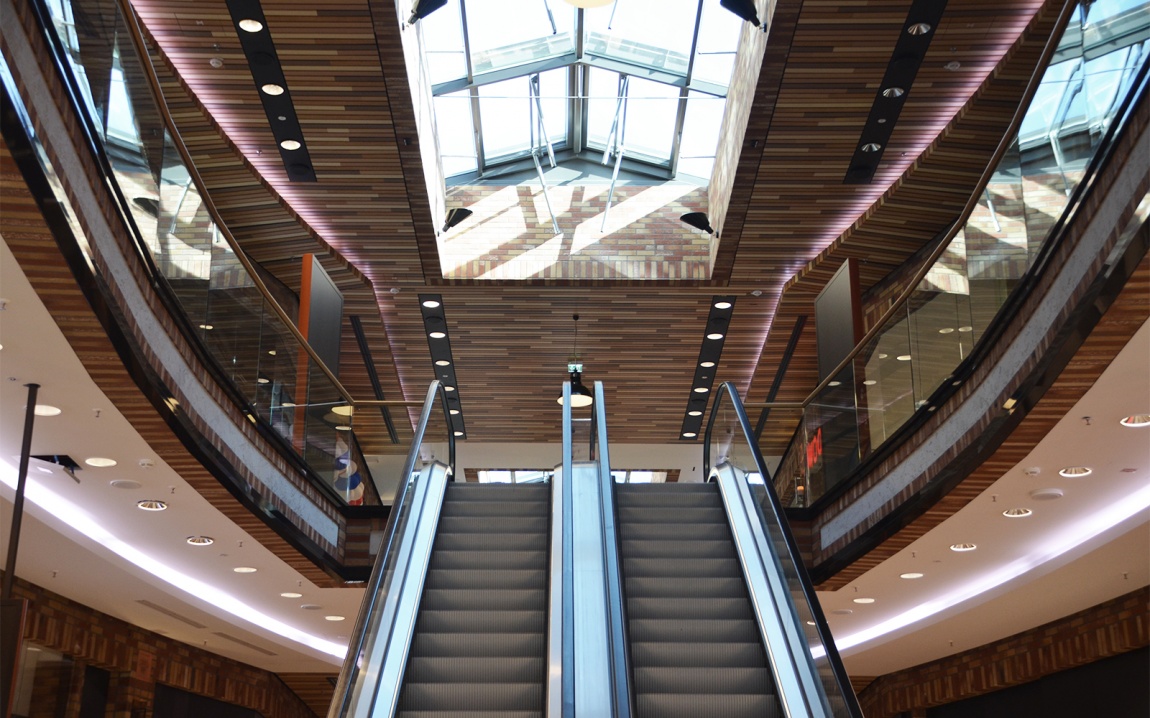 Fahrtreppe Blick ins OG